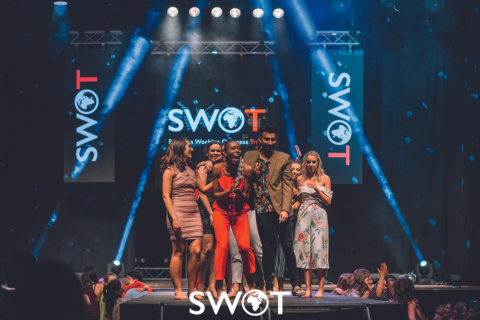 Award winners at SWOT Fashion Show